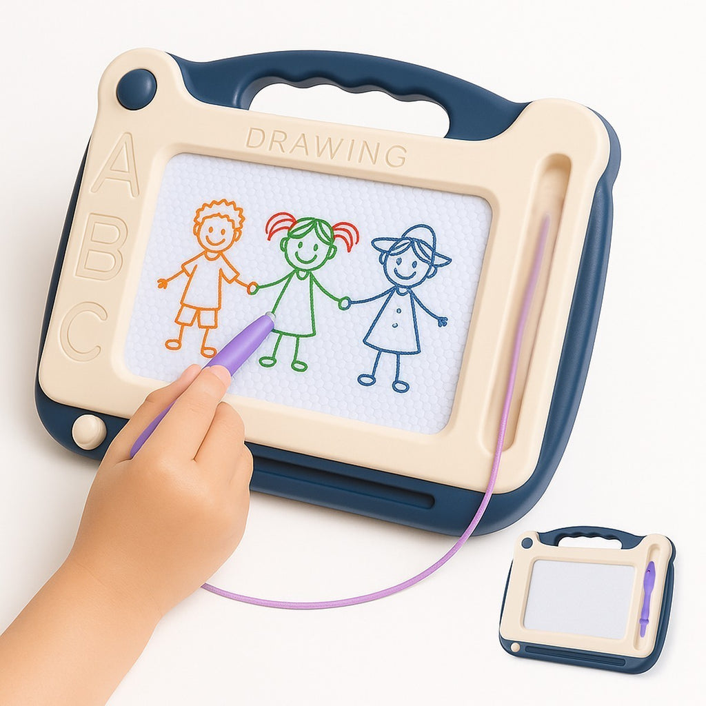 Kids Magic Drawing Board & Magnetic Slate Doodle Pad Early Learning Activity Toy