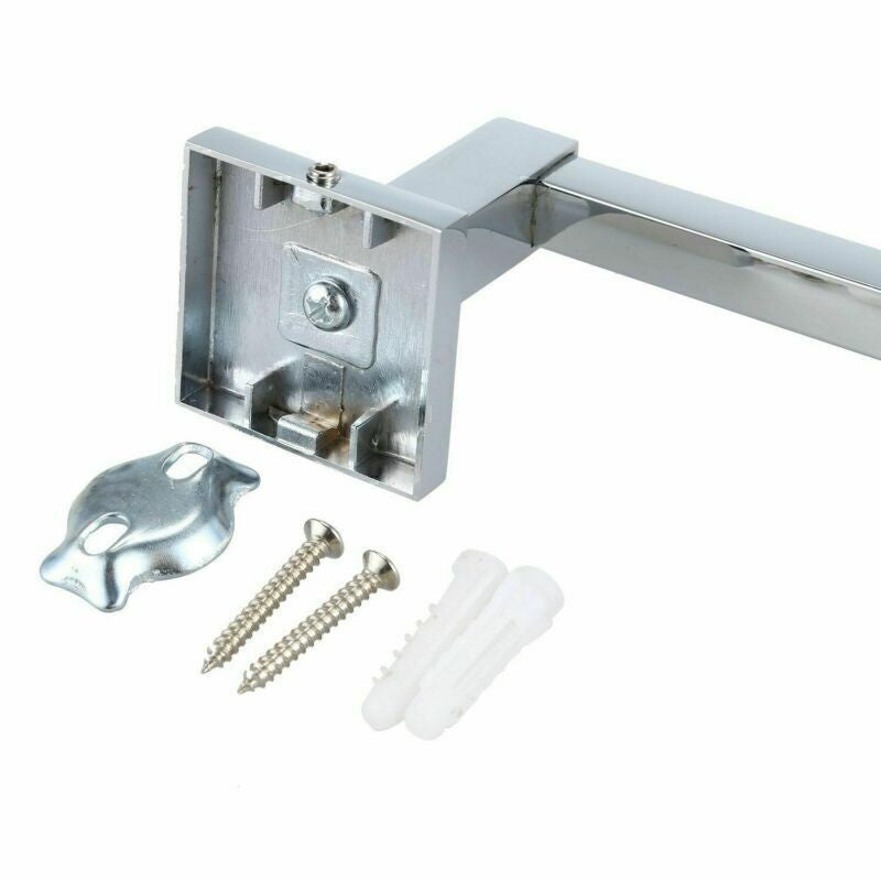 2026 Wall Mounted Toilet Roll Holder Chrome Tissue Paper Stand Bathroom Square