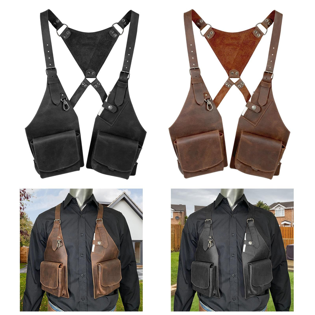 Hidden shoulder bag under the arm Wallet pocket for conducting cosplay costume