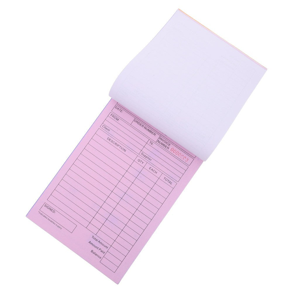 Purchase Order Book Mechanic Receipt Invoice for Financial Records