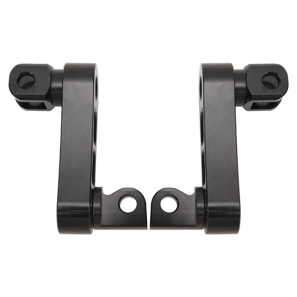 Motorcycle Passenger Footpegs Extensions Adjustable Foot Peg Clamp Support