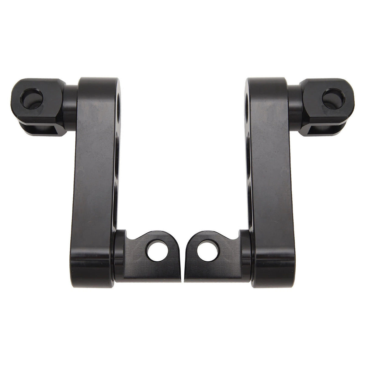 Motorcycle Passenger Footpegs Extensions Adjustable Foot Peg Clamp Support