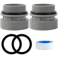 2 sets Short Pump Replacement Plastic Hose Convertion with 1xtape Fit for Intex