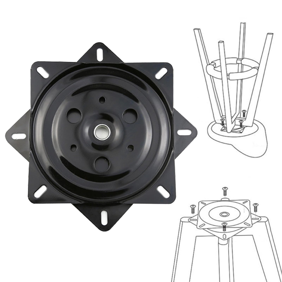 Soft Bearing Plate for Chair Swivel Sofa Swivel Replacement Parts
