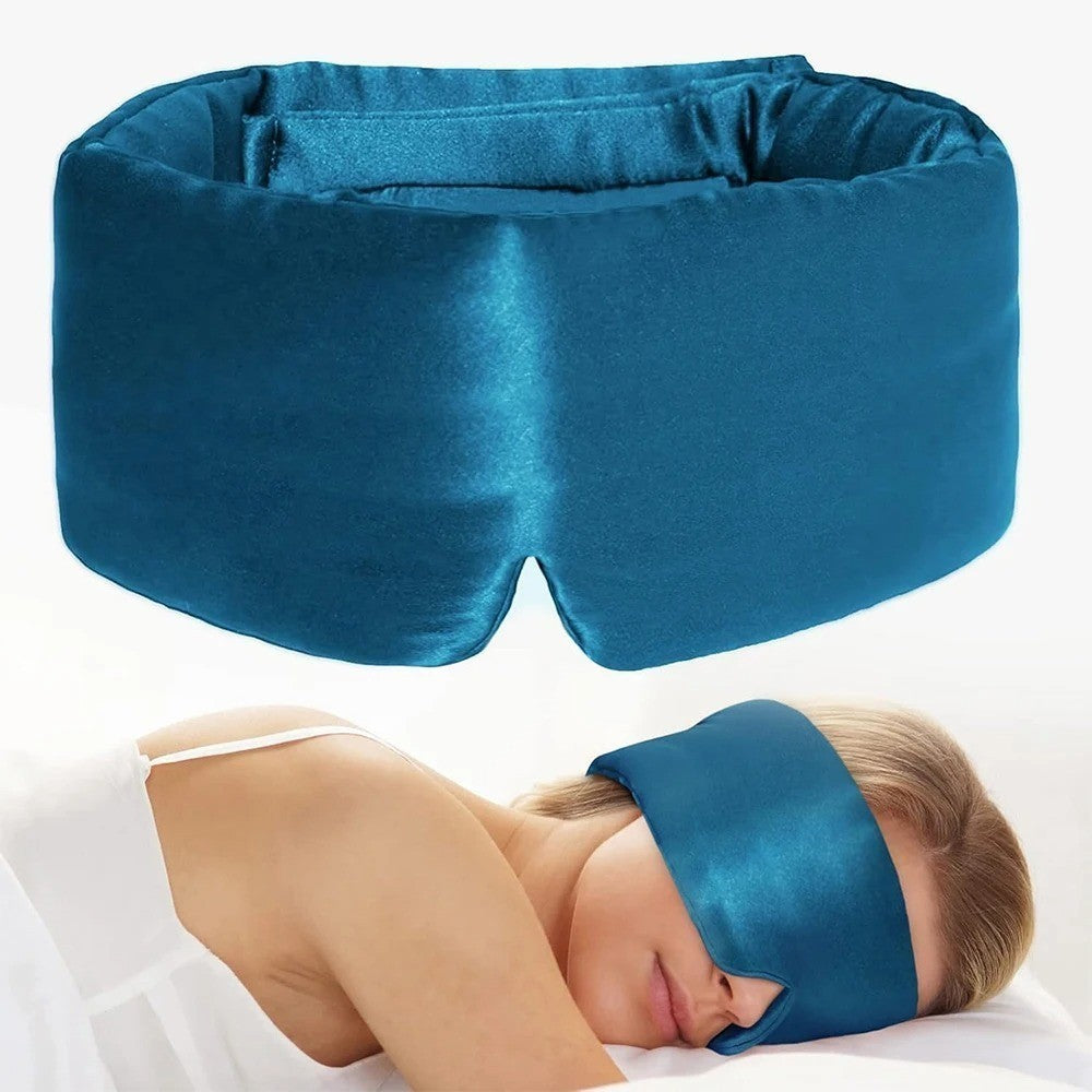Adjustable 100% Mulberry Silk Sleep Mask for Side Sleepers Eye Mask for Women UK