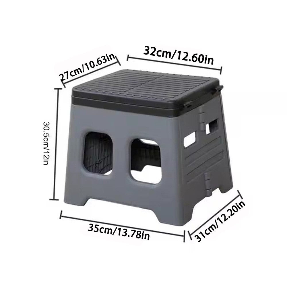 Folding Camping Toilet Compact Loo for Caravan Picnic Fishing Travel Potty