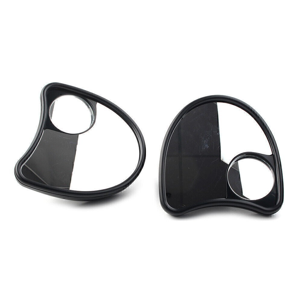 Fairing Mount Mirrors Blind Spot Side Mirror for Harley Batwing Touring 96-2013