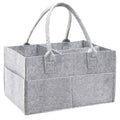 Baby Diaper Organizer Storage Box Caddy Felt Changing Nappy Carrier Bag Kids UK