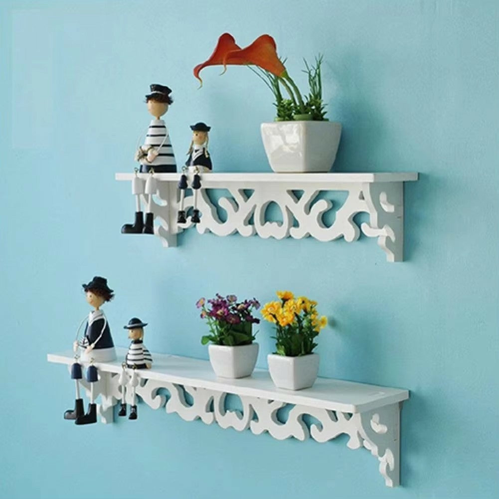 Storage Rack Shelf Holder Wall Hanging Creative Decor Organizer For Home Bedroom