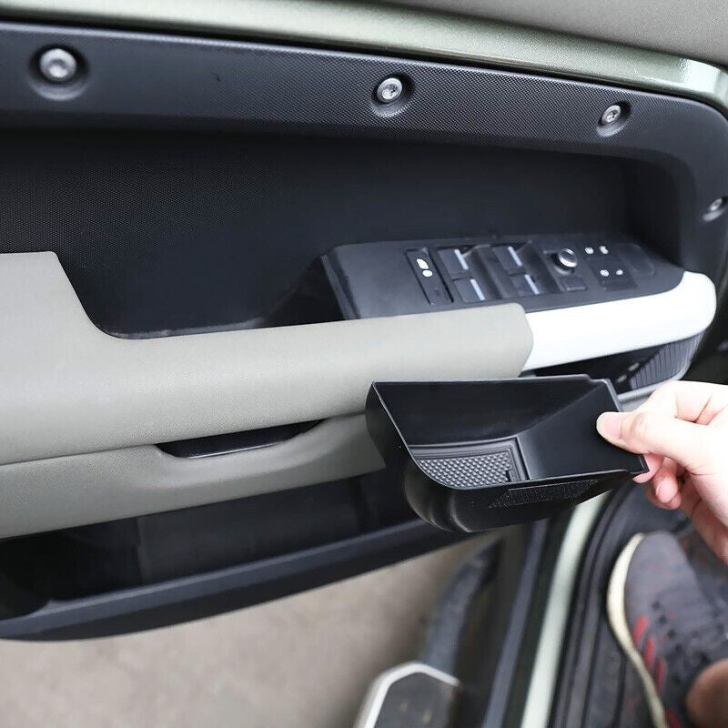 Door Side Pocket Storage Box Holder For 2020-2024 Land Rover Defender 90 110 130