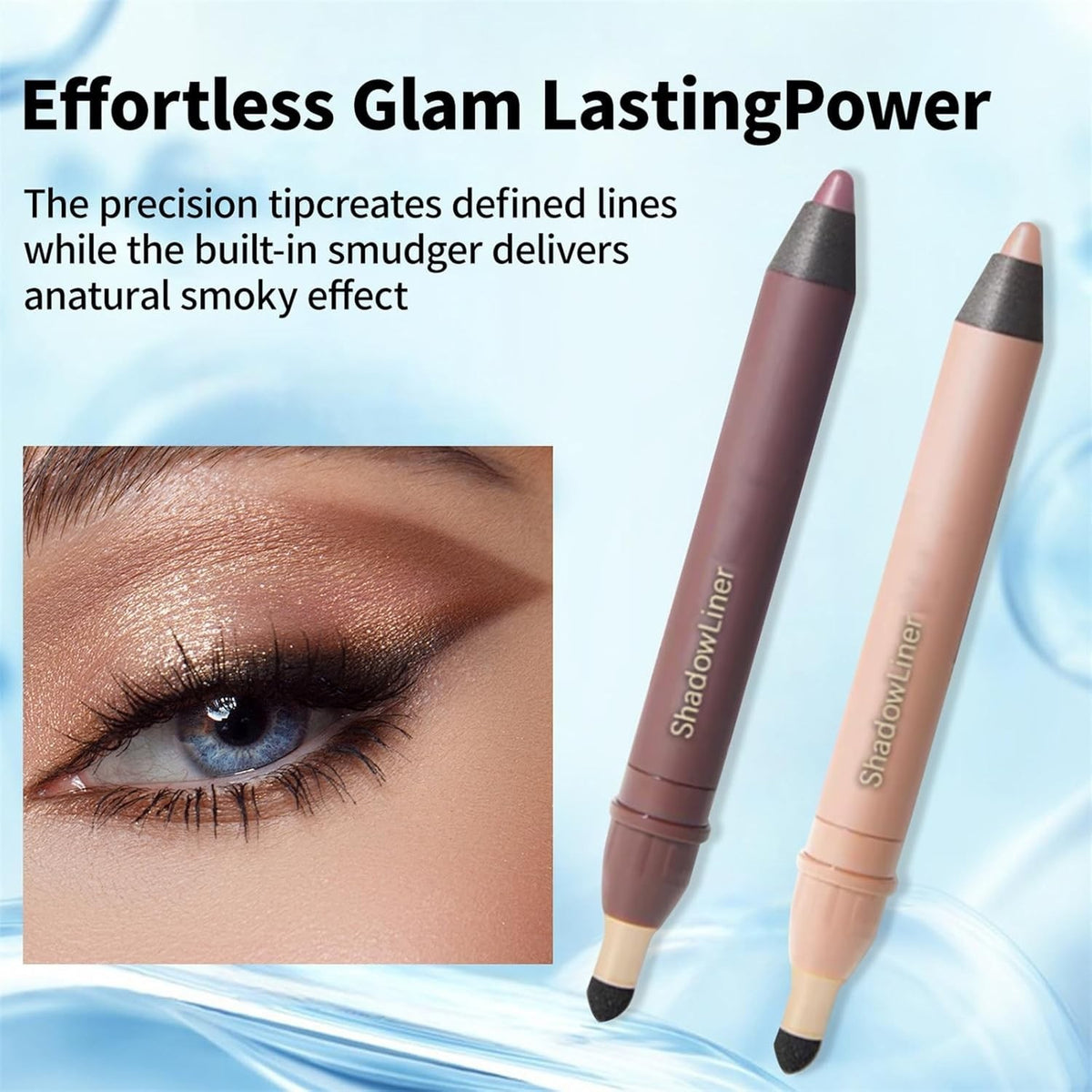 Freshlus Shadow Liner 2-In-1 Eyeliner & Eyeshadow, Plum Eyeshadow Stick