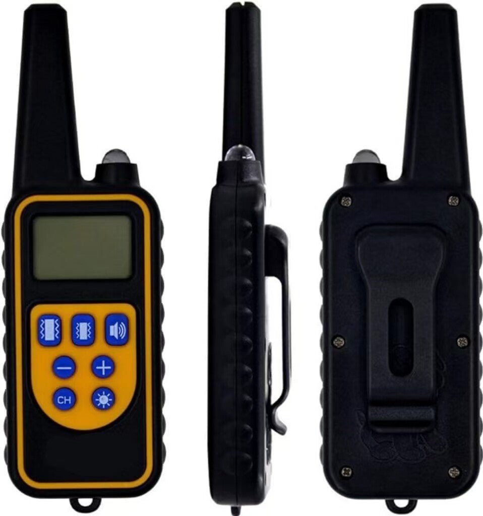 800m Remote-Controlled Electric Dog Training Collar with LCD Display