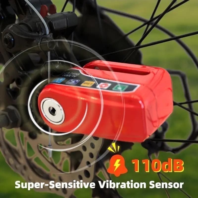 Alarm Motorbike Disc Lock Brake Scooter Motorcycle disclock Alarm disc lock