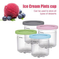 Ice Cream Dessert Container Tubs Jars For Ninja Creami NC301UK 473ml Tub. 4Pcs