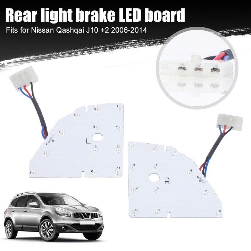 Left/Right Rear Brake Light LED Board B003339B B003338B For Nissan Qashqai J10+2