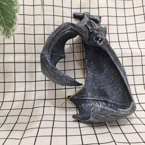 Bat Wall Tealight Holder Statue Sculpture Halloween Home Garden Wall Decor Resin