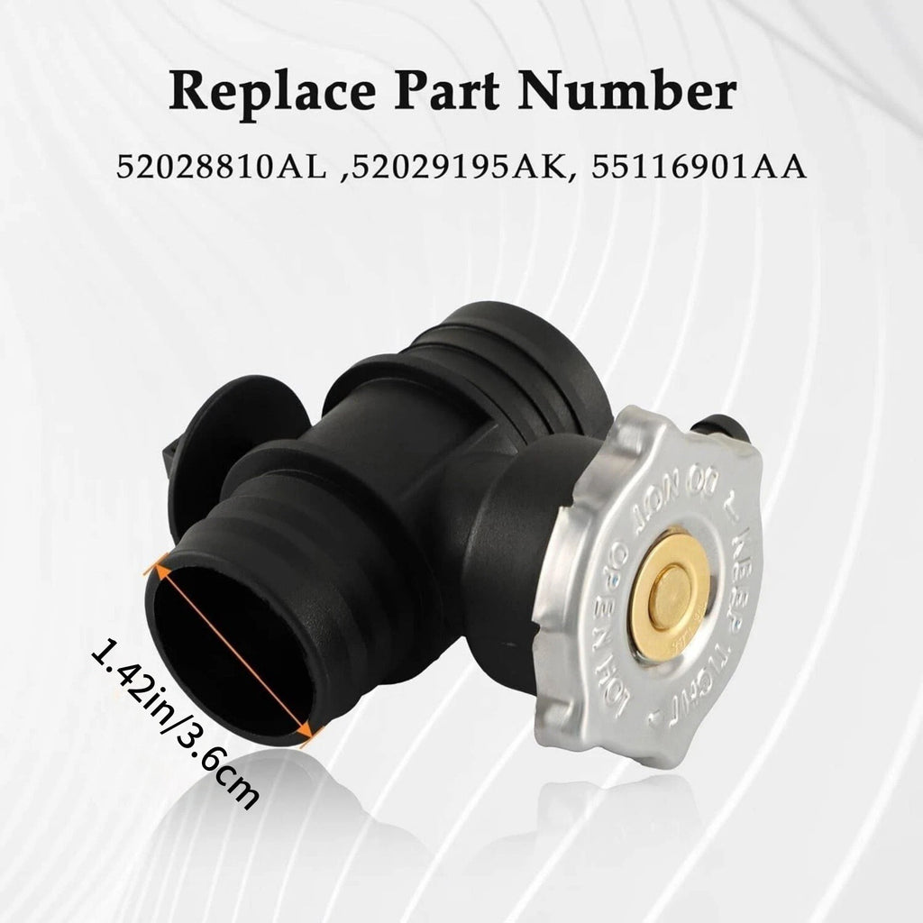 1× Coolant Filler Neck Replacement for Dodge Journey 2009-2018 Jeep Compass