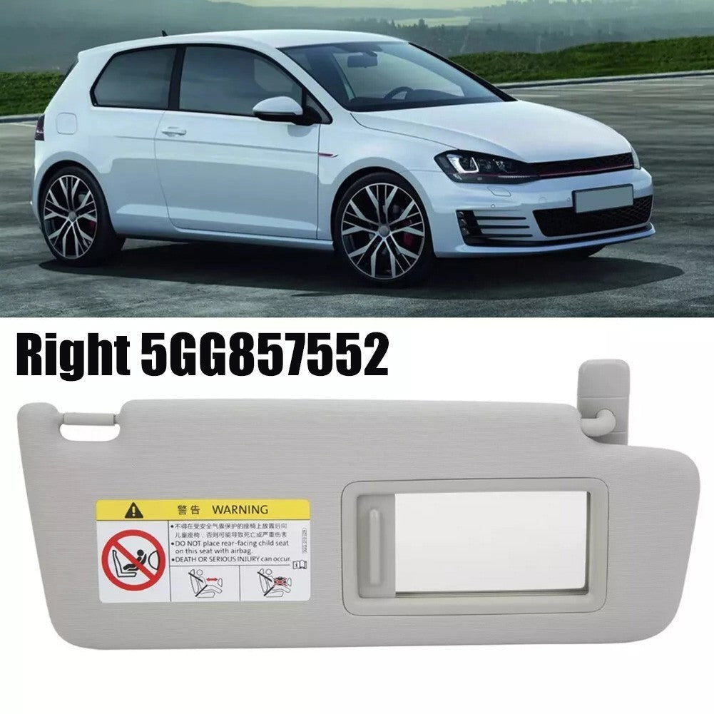1x Front Right Sun Visor Panel W/Mirror For Golf MK7 2013-2017 For T-Roc 2018-20