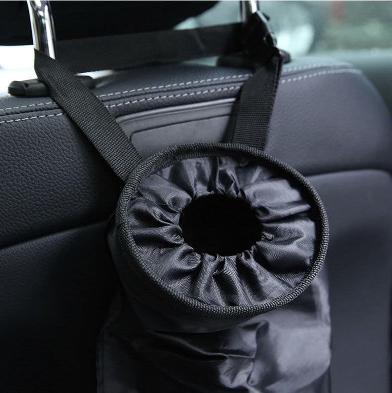 Car Bin Seat Back Trash Garbage Holder Hanging Waste Basket Storage Organizer