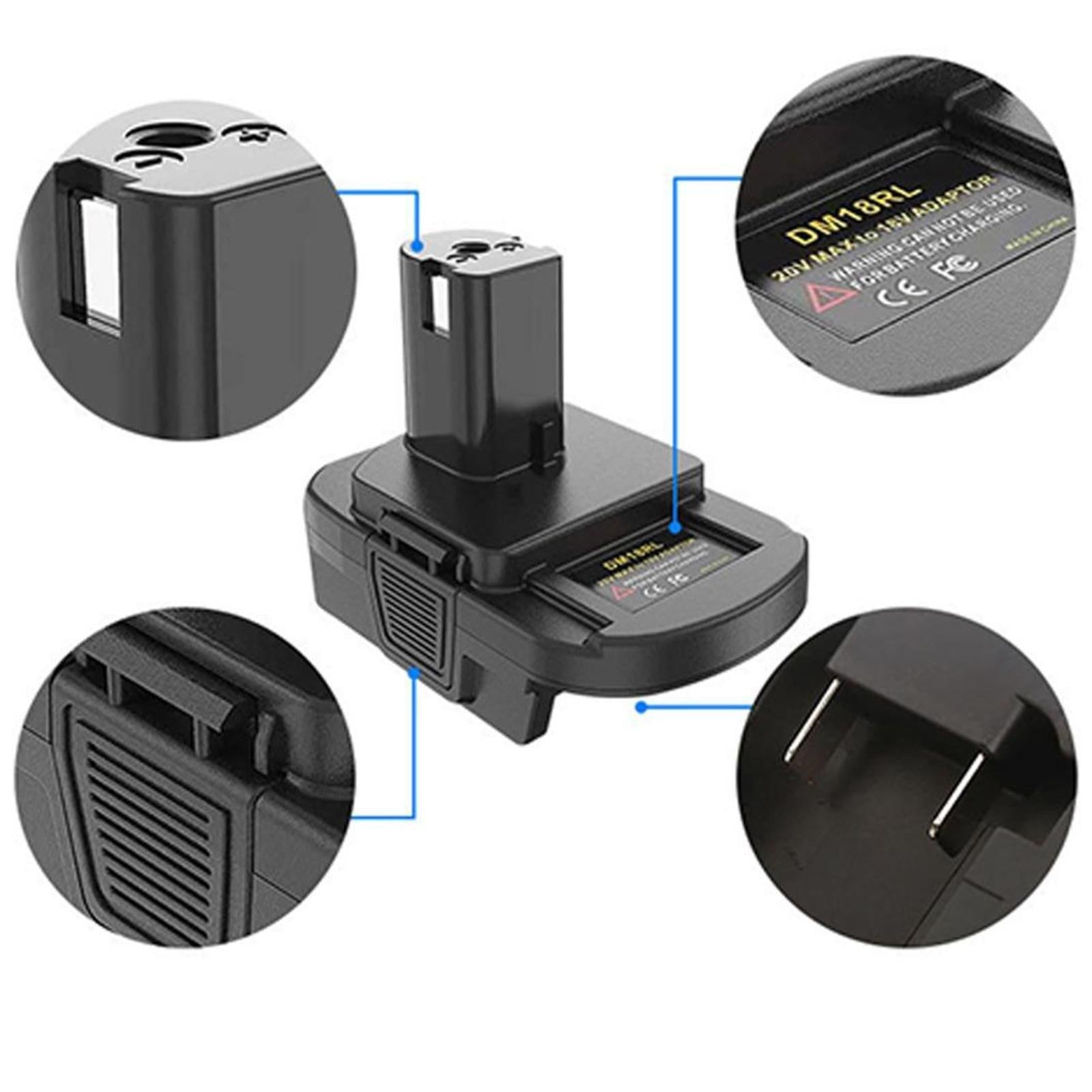 For dewalt Milwaukee Converter 20V/18V to RYOBI 18V Battery Converters Adapter