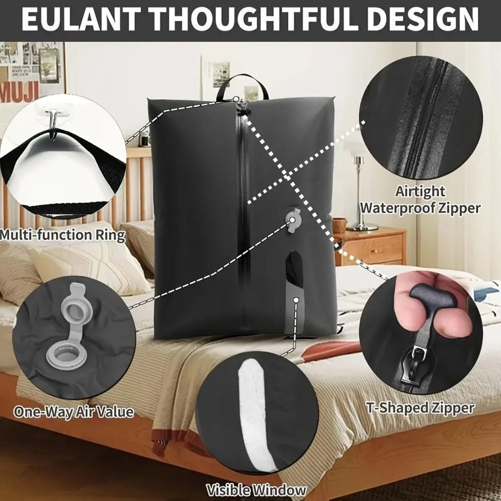 Waterproof Vacuum Bags for Travel  for Suitcases Backpack Luggage