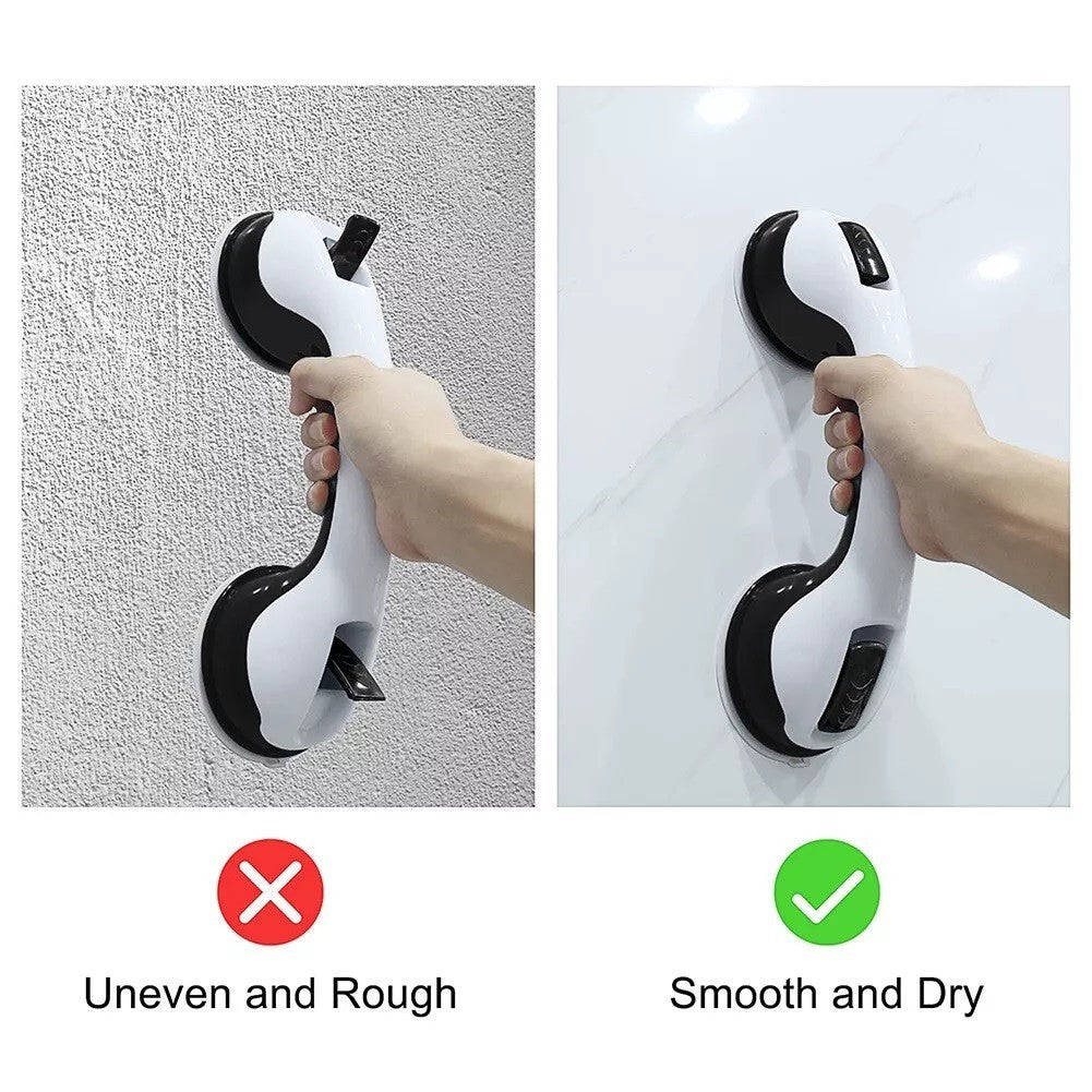 Suction Grab Bars 2 Pack Shower Handle Bathroom Safety Support No Drill