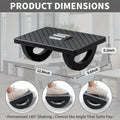 Rolling Massage Ergonomic Foot Stool  Under Desk Rocker Leg Rest for Office Use
