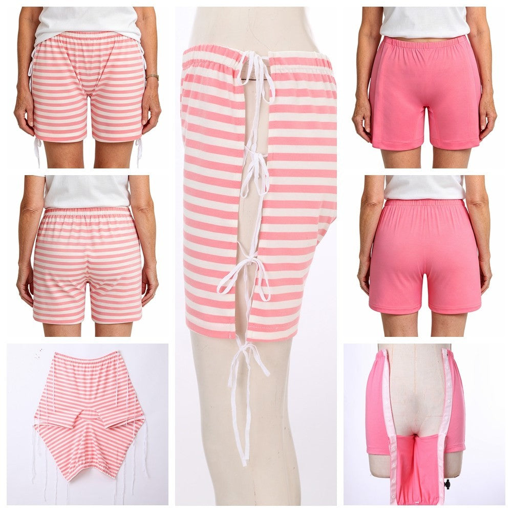 Women Briefs Comfortable Underwear Bedridden Patients Lingerie Sides Lace-up