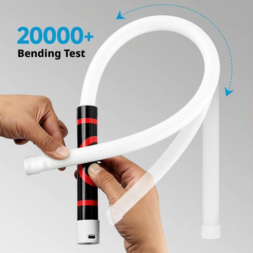 75.5cm Flexible LED Flashlight Stick Bendable Work Light With 3 Brightness Modes