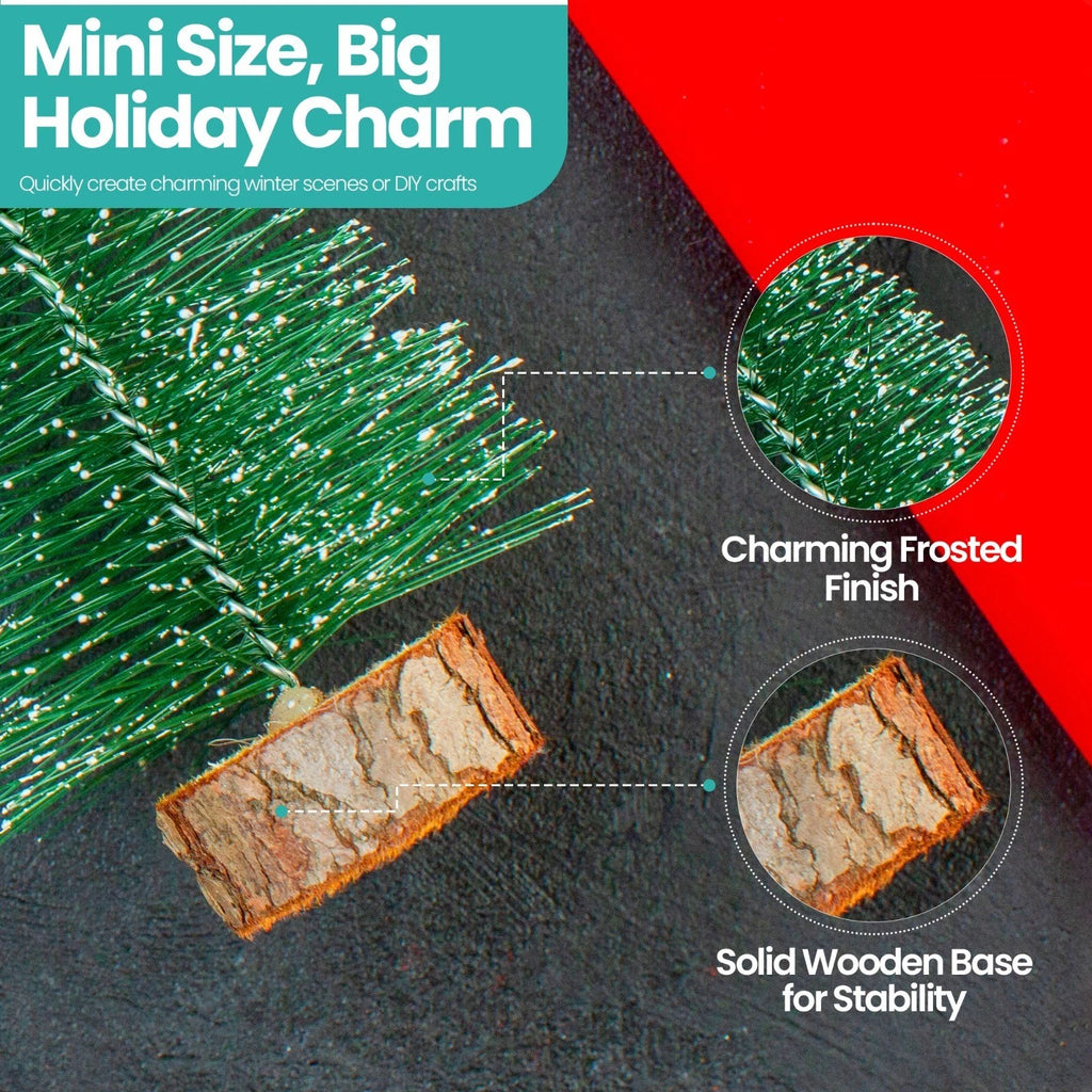 Desktop Decor Mini Christmas Tree Table Top Small Pine Tree Xmas Green for Decor