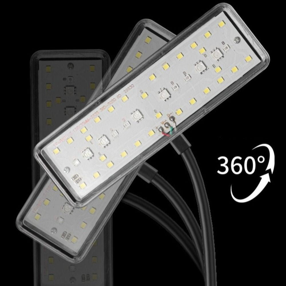 USB Aquarium LED Light Full Spectrum Aquatic Plant Grow Lamp Fish Tank Adjustabl