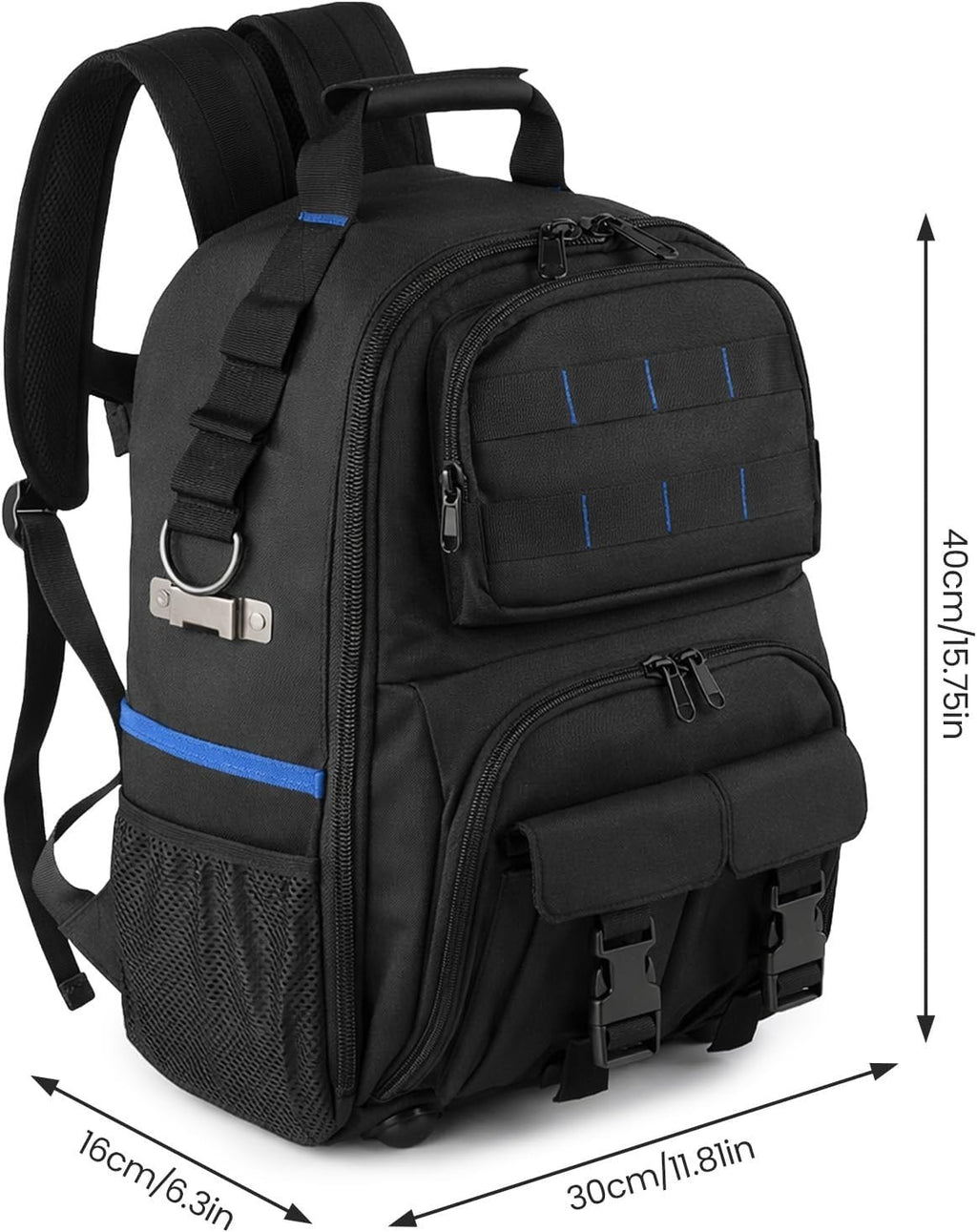 Heavy Duty Tool Backpack Professional Electrician Tool Bag with Organizer
