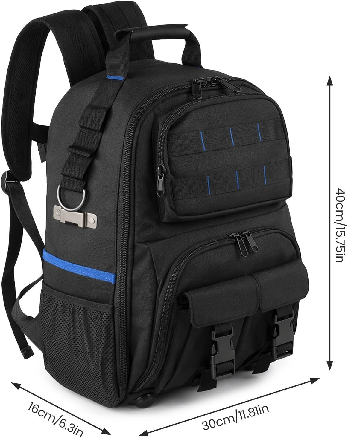 Heavy Duty Tool Backpack Professional Electrician Tool Bag with Organizer