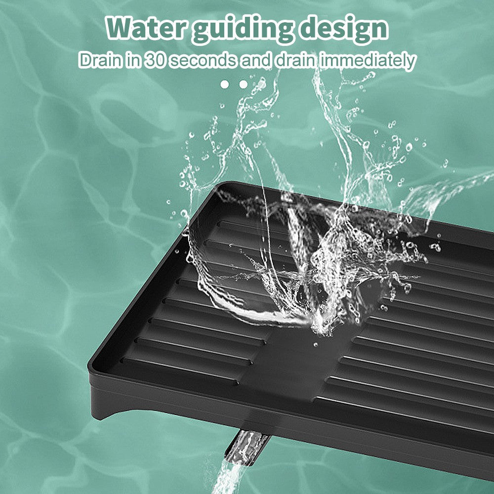 Dish Drainer Rack Space-Saving Racks for Kitchen CounterMetal countertop Drying