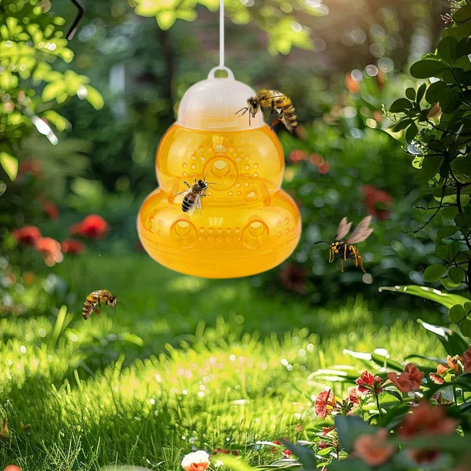 2 X Wasp Trap Hanging Garden Wasp Bee Trap Catcher Hornet