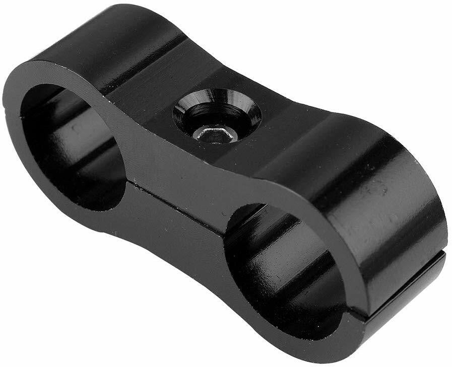4 x AN6 6AN AN -6 Nylon Braided Stainless Fuel Oil Line Hose Separator Clamp