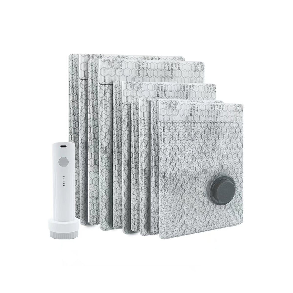 Vacuum Storage Bags Wireless Electric Air Pump Space Saver Bags for Travel &Home