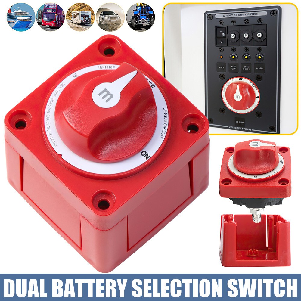 Blue Sea 6006 M-Series ON/OFF Battery Switch Single Circuit On/Off Marine Boat
