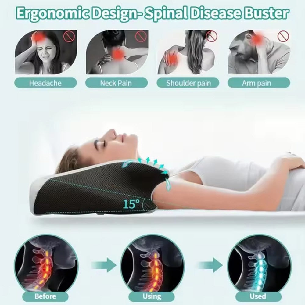 Memory Foam Neck Orthopedic Pillow Ergonomic Cervical Pillow Neck Pain Relief