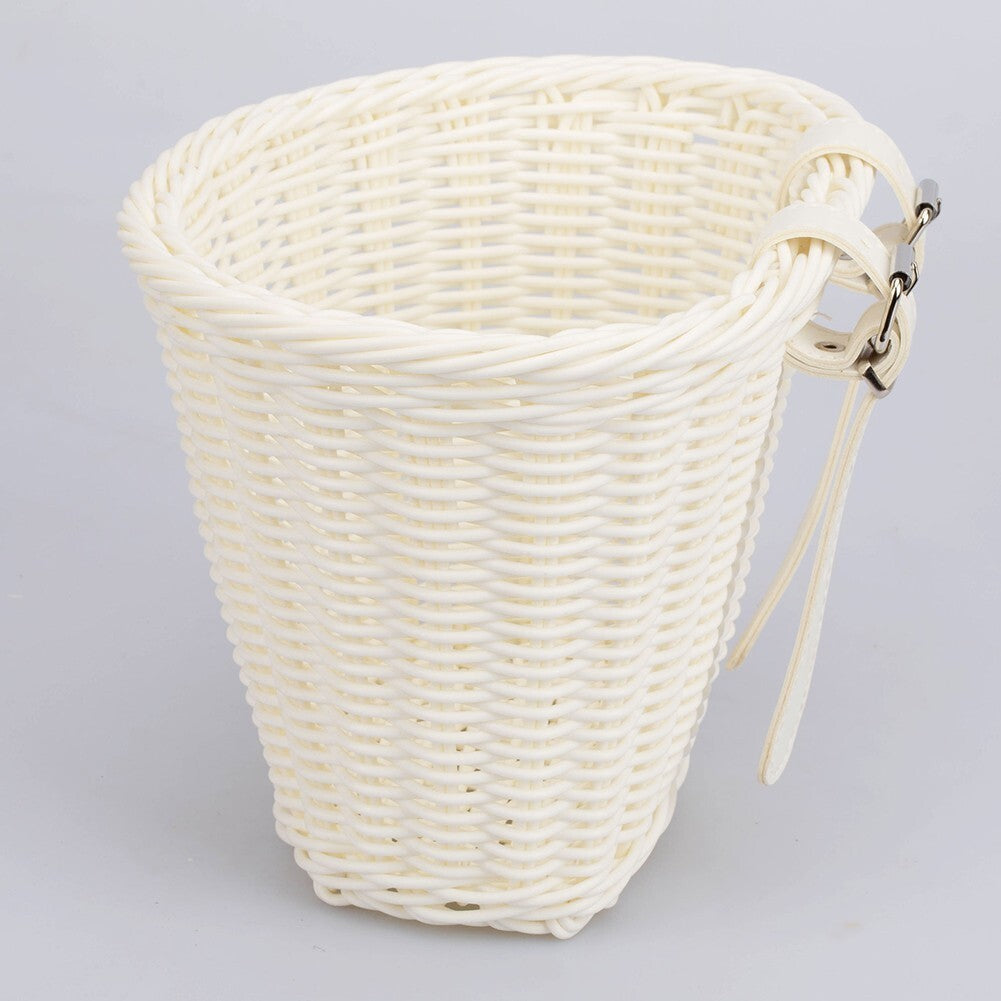 Rattan Bicycle Front Basket Handwoven Kids Adult Bike Handlebar Carrier Bags UK