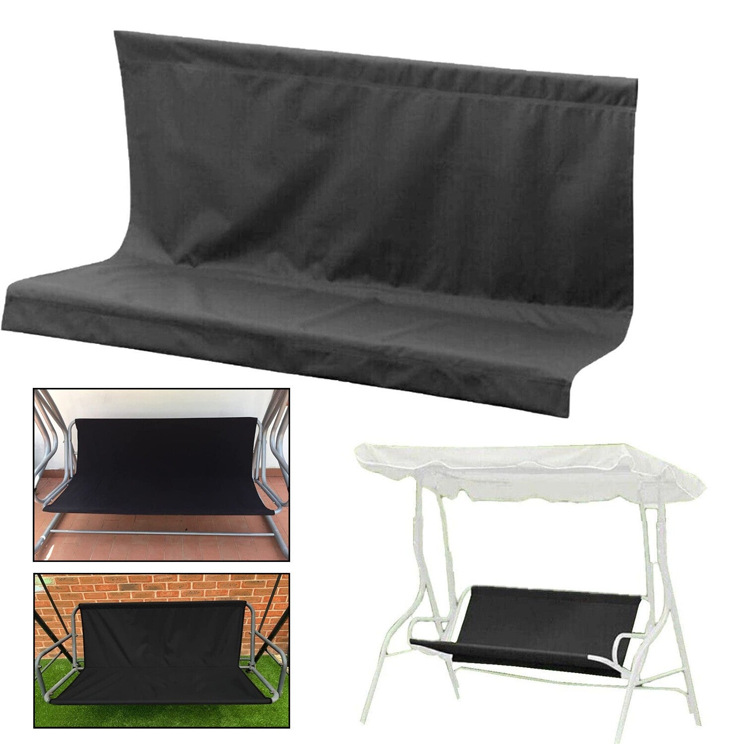 Replacement Part For Swing Seat Cover Garden Swinging Bench/Hammock 2 Seaters