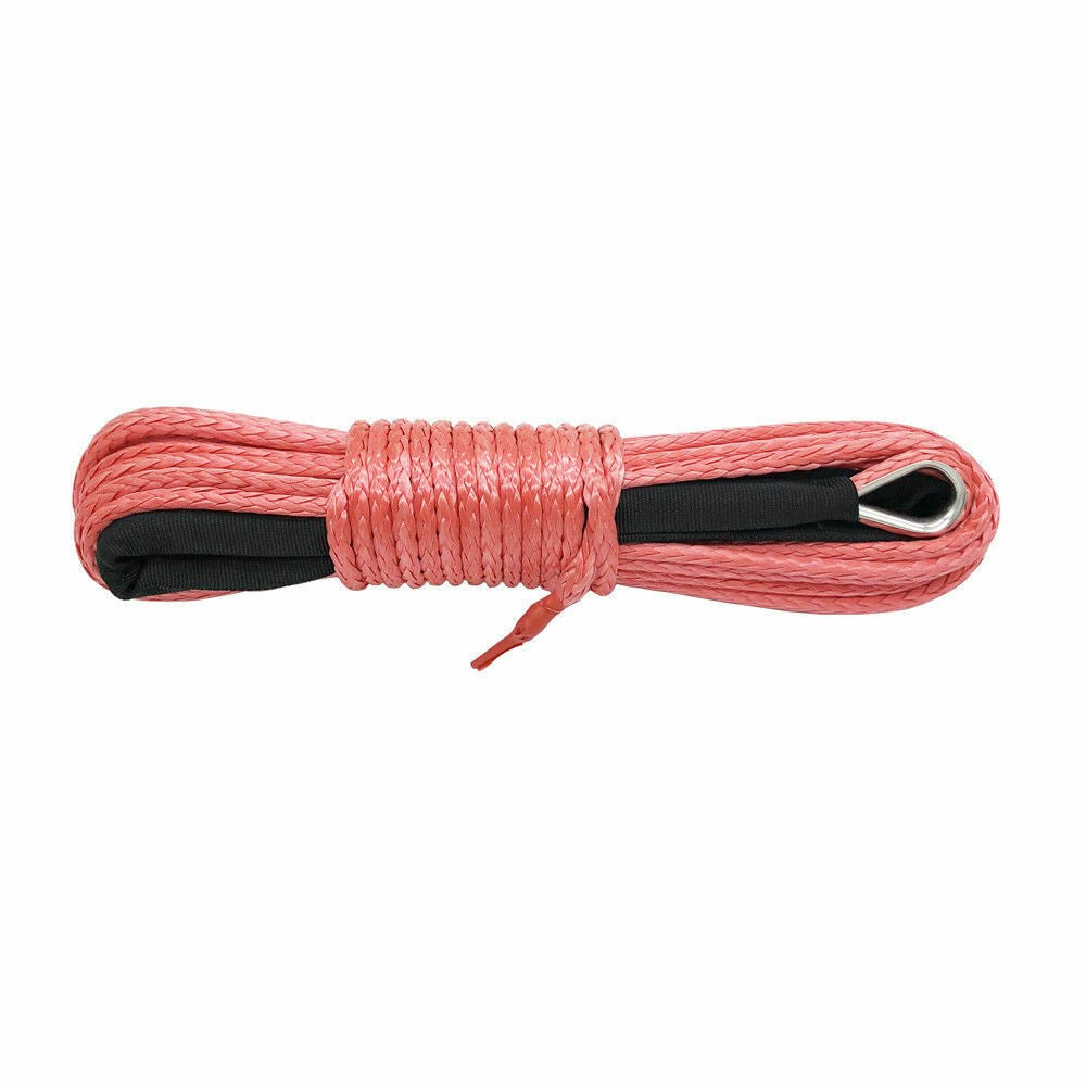 6MM x 15M Synthetic Winch Line Cable Rope Emergency For ATV Quad SUV Vehicle UK