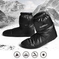 Outdoor Winter Duck Down Booties Thermal Slippers Camping Boots Shoe Covers