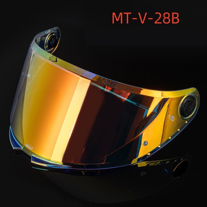MT V-28B Stinger 2 Motorcycle Helmet Visor Anti-Fog Pinlock Ready Clear Smoke