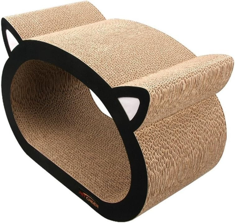 Petcheer Ultimate Cat Scratcher, Superior Cardboard & Construction Lounger Bed
