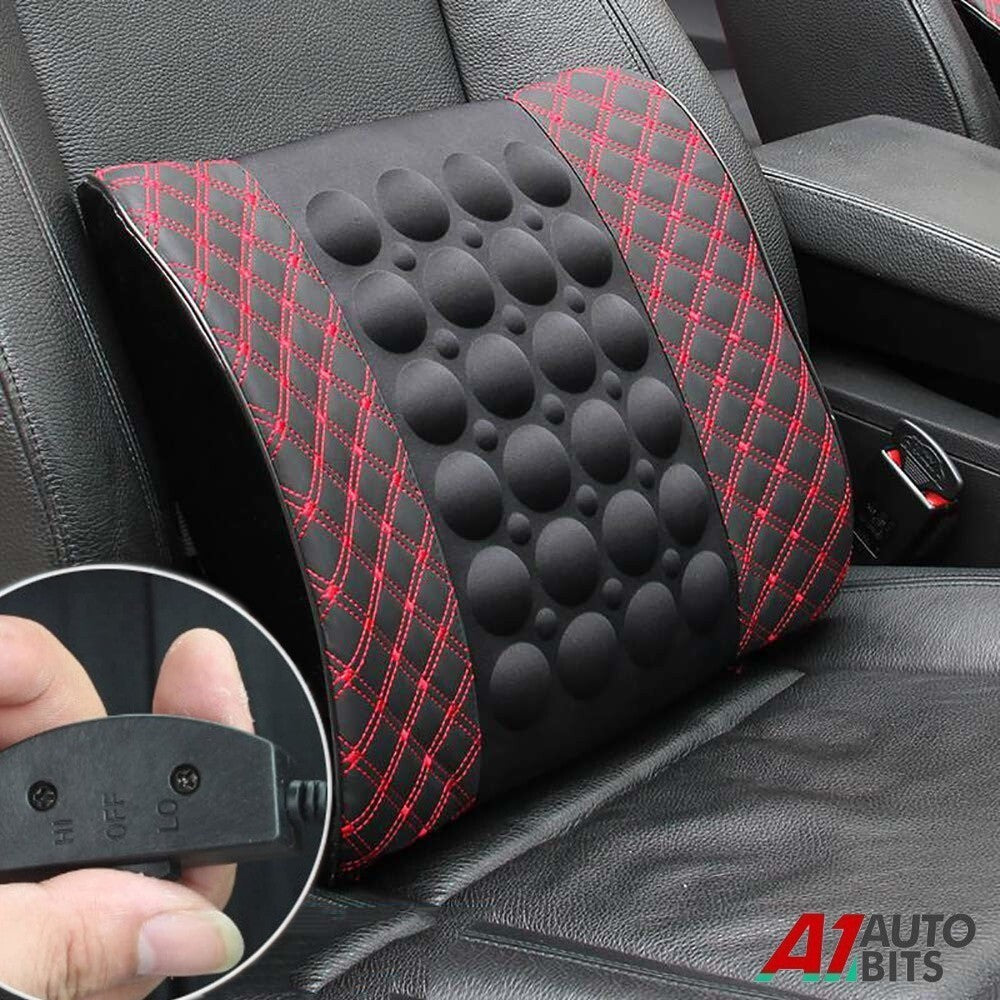 Orthopaedic Massage Vibrating Comfy Back Seat Lumbar Support For Taxi Car Lorry