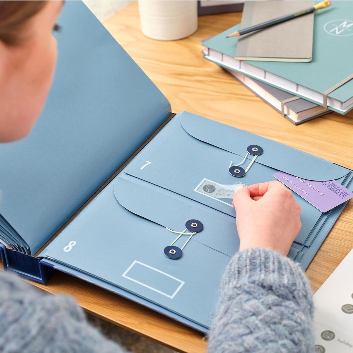 If I Die Document Binder Organizer Folio In Case I Go Missing Storage Book