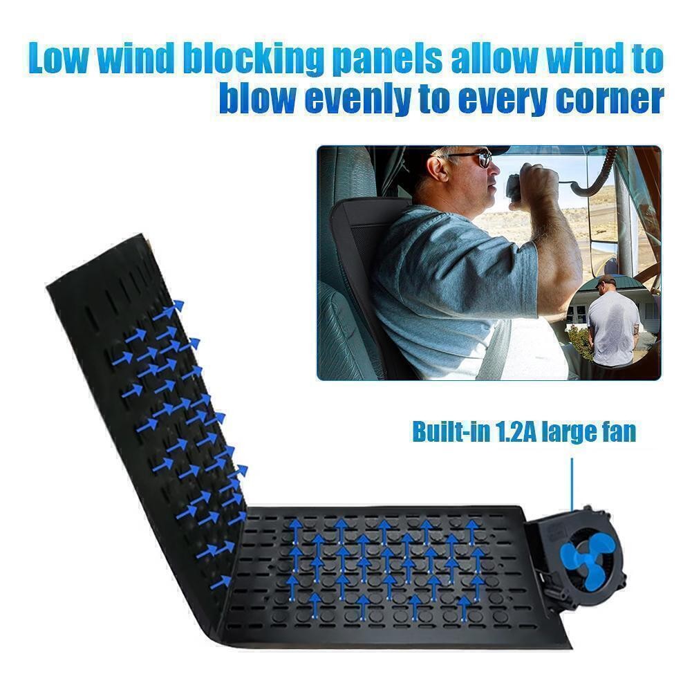 Car Vehicle Pad Seat Cooler Cushion Cover Summer Cooling Chair Fan UK