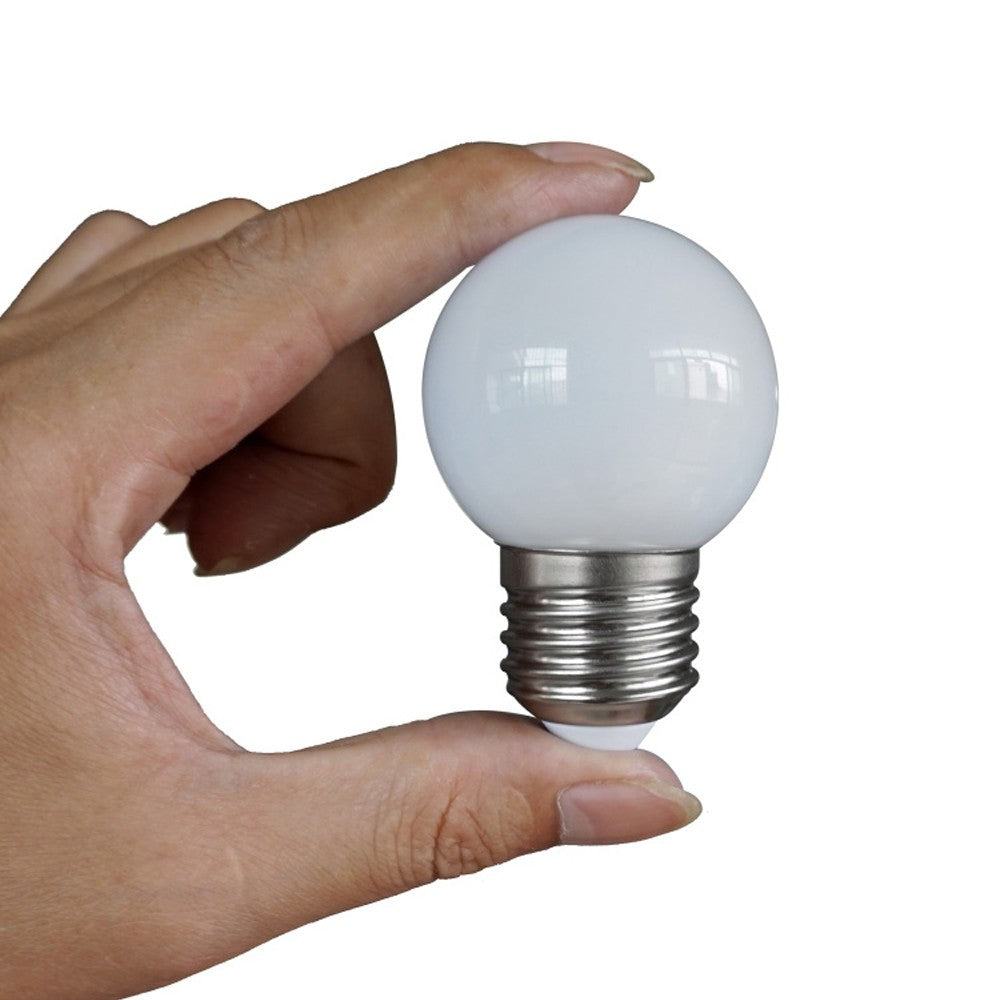 24 Pcs Globe G45 LED 3W Plastic  Bulb E27 Screw For Festoon String Light