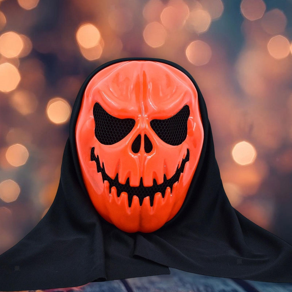Halloween Pumpkin Head Mask Props Scary Horrible Cover for Masquerade